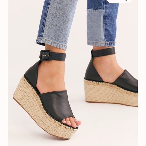 Free People Coastal Platform Wedge - Picture 1 of 11